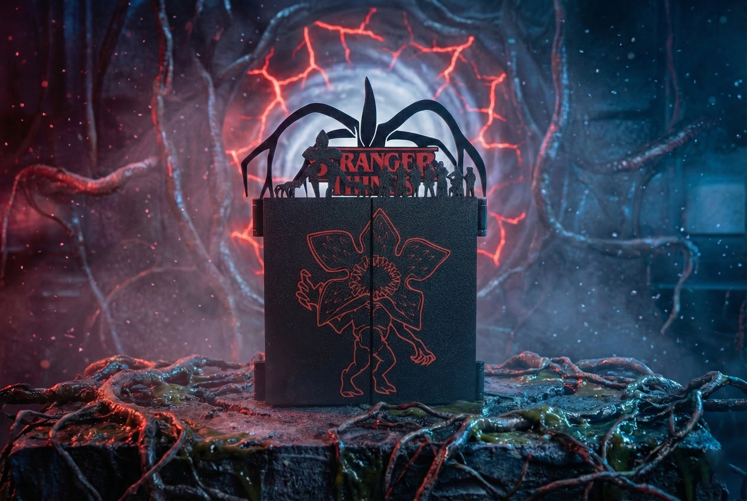 Espositore per Stranger Things 3D - Bacheca per Demogorgone e Personaggi