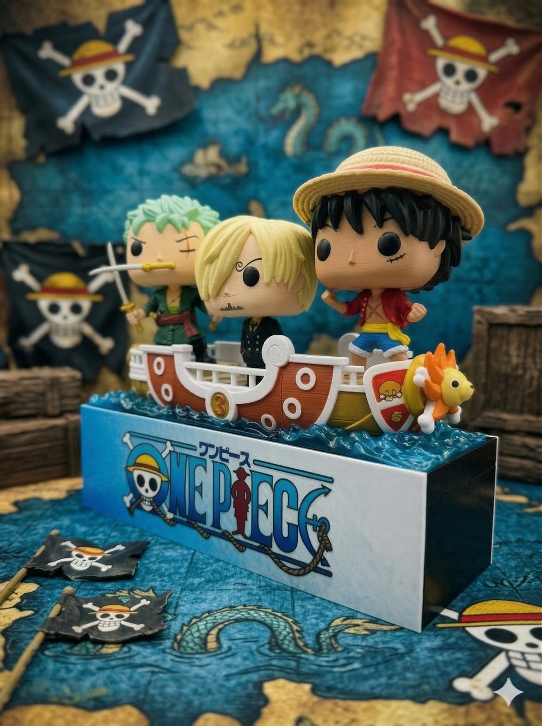 Espositore Diorama per Kinder GranSorpresa Maxi One Piece Collezione 2026