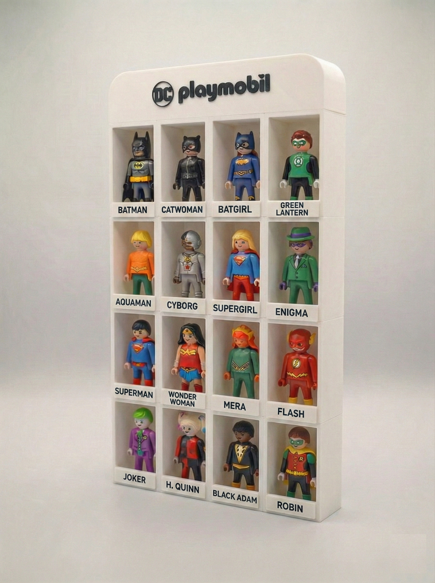 Espositore per Playmobil DC Comics Kinder Sorpresa