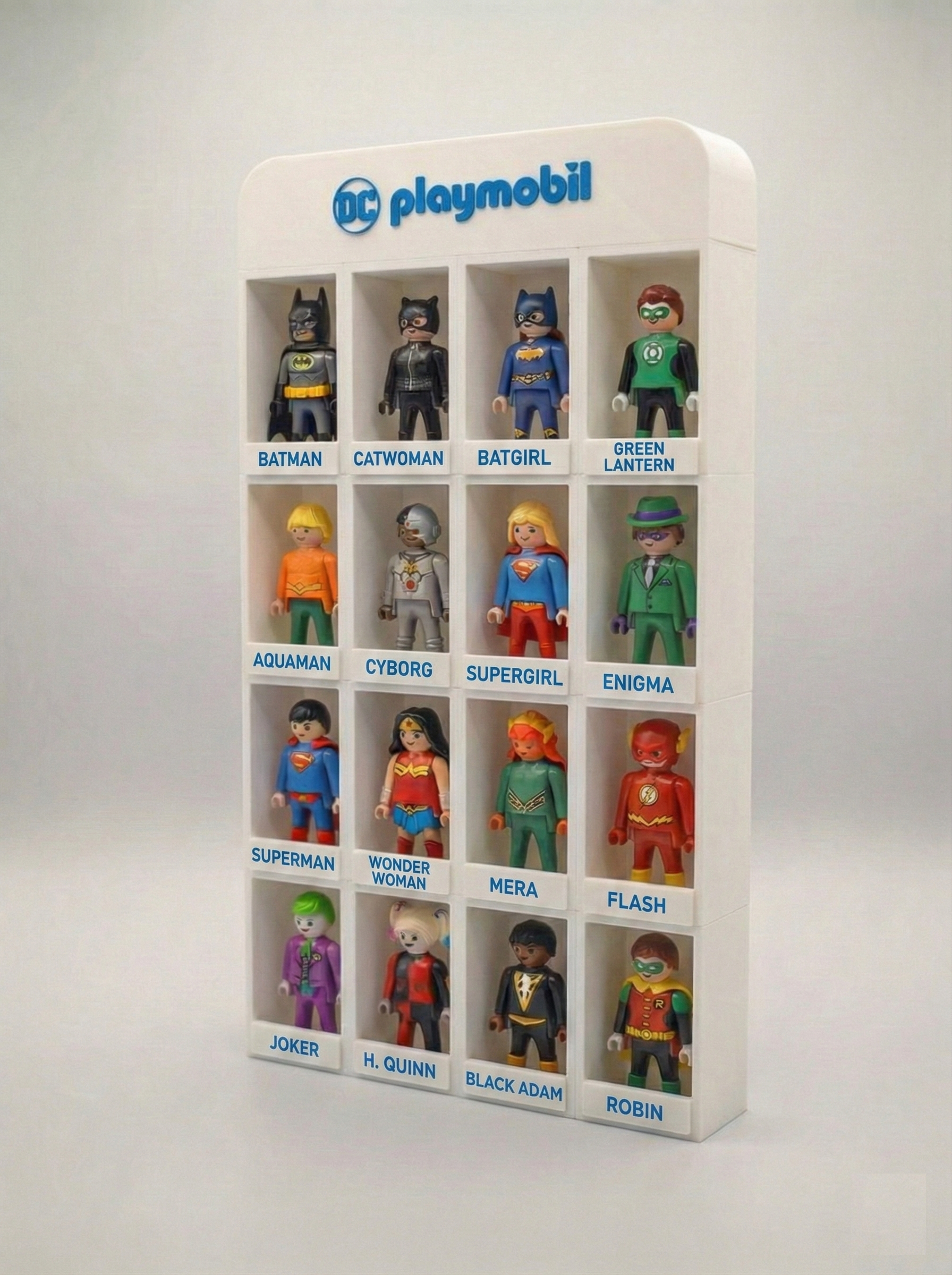 Espositore per Playmobil DC Comics Kinder Sorpresa