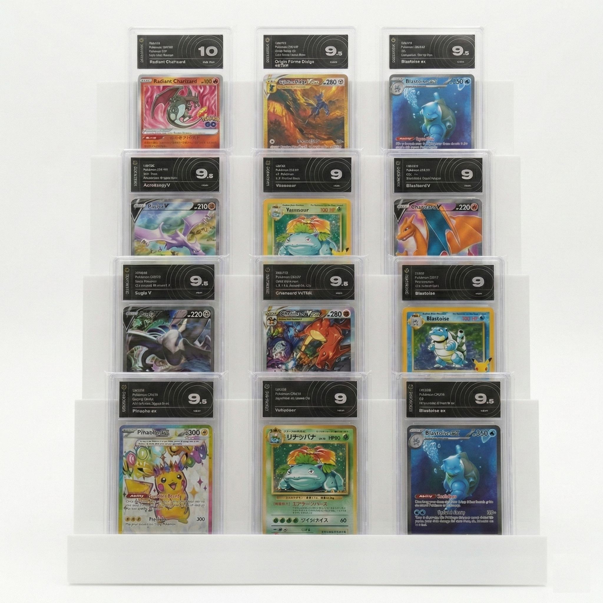 Espositore Carte Pokémon Gradate Multi-Livello