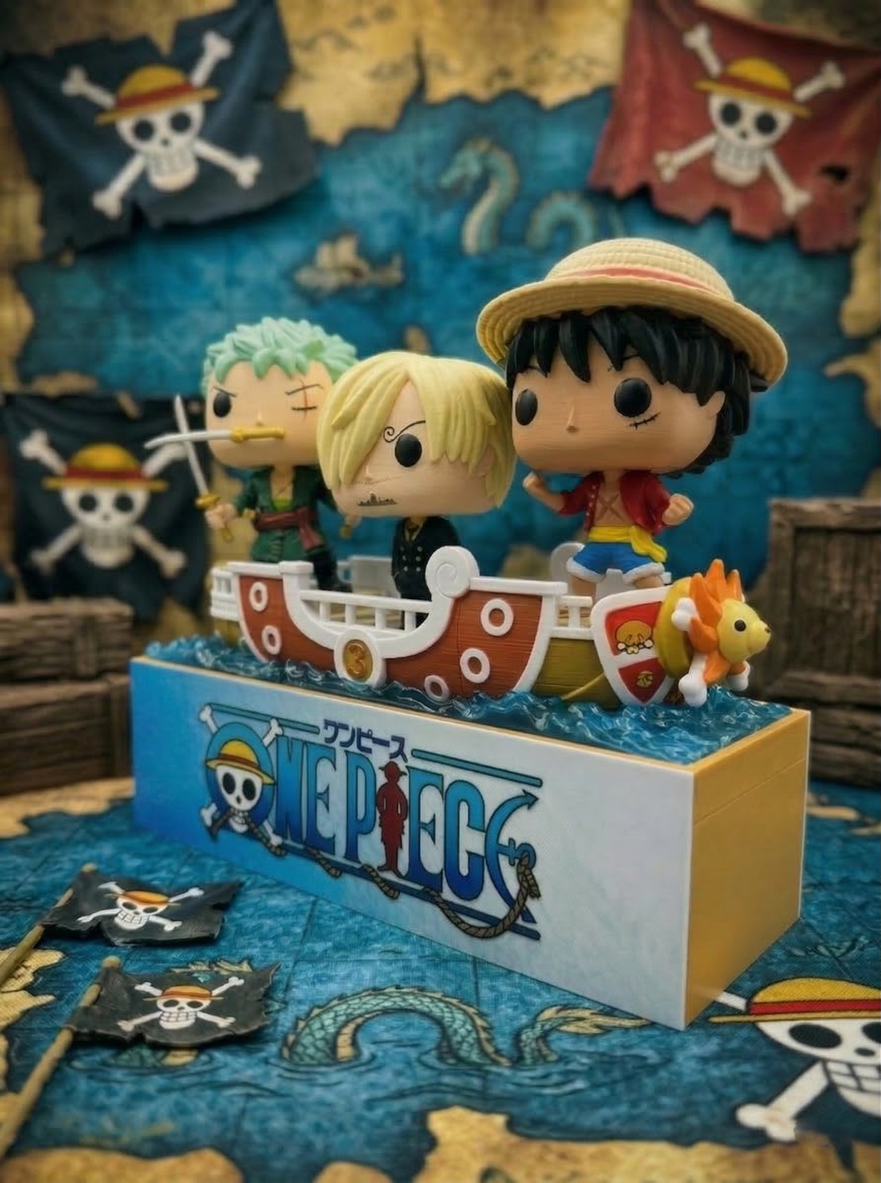 Espositore Diorama per Kinder GranSorpresa Maxi One Piece Collezione 2026