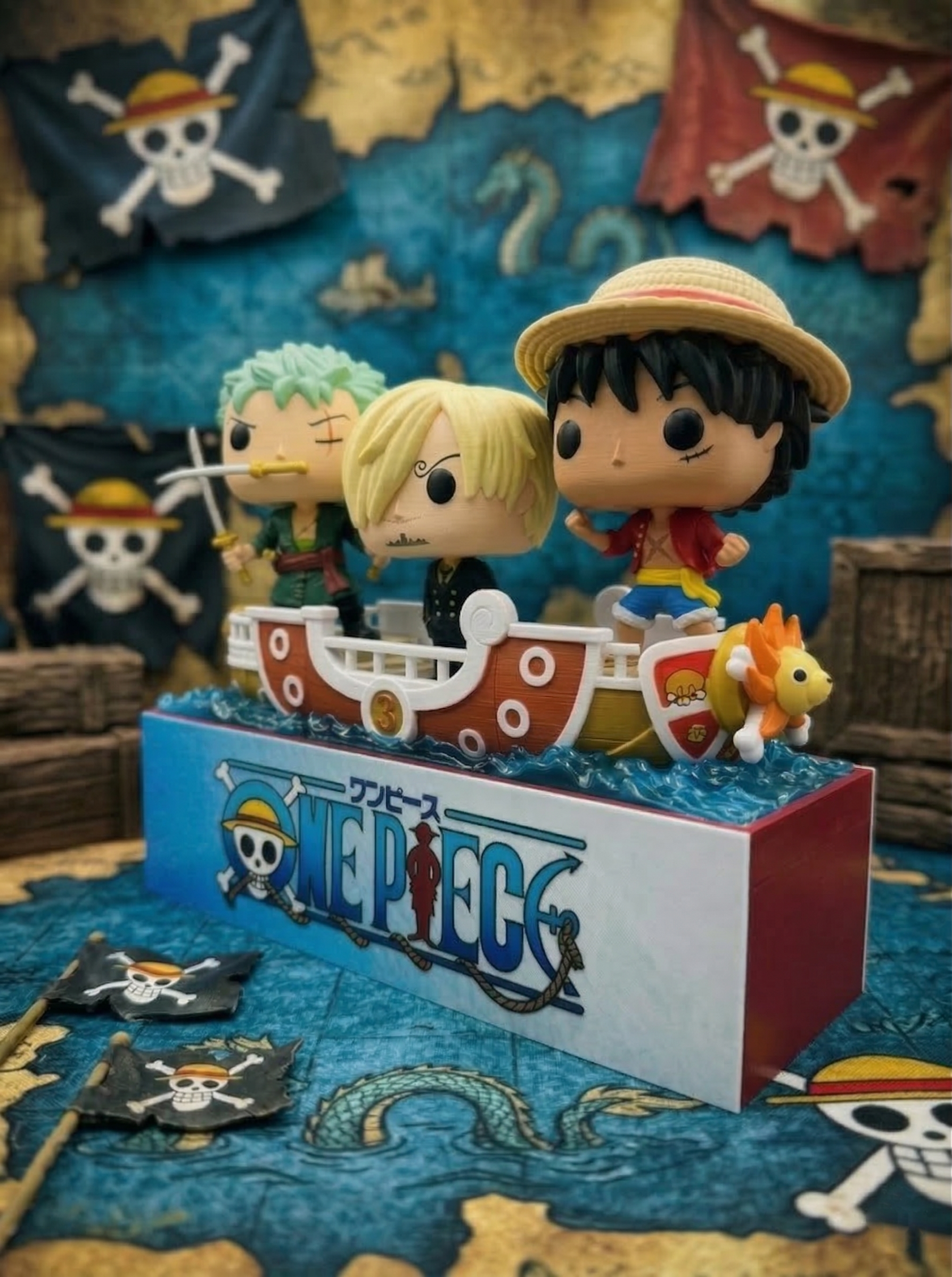 Espositore Diorama per Kinder GranSorpresa Maxi One Piece Collezione 2026